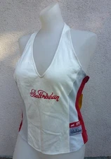New Rare Vintage Stall & Dean Retro Jersey Halter Tank Top Size L