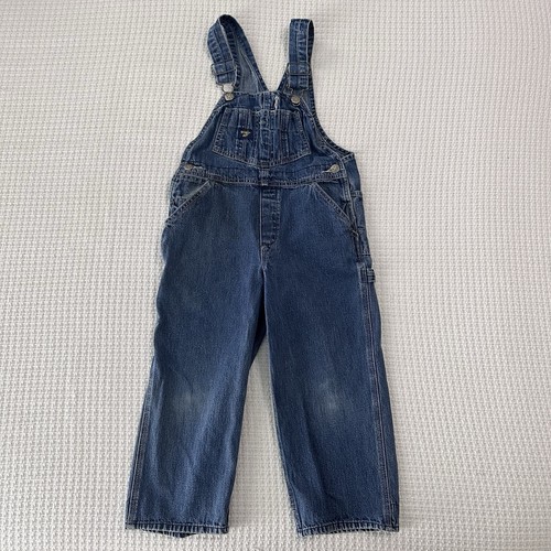 OshKosh B'Gosh Kids Cotton Denim Overalls Boys 5 Classic Vintage Carpenter Jeans