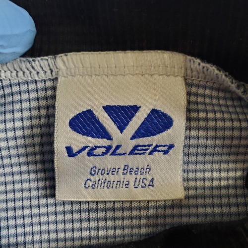 Voler Black Yellow White Bay 101 Casino Y2K M Full Zip Cycling Jersey Shirt Top - Picture 6 of 16