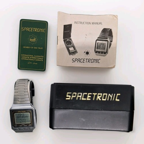 NEUWERTIGE SEIKO SPACETRONIC DIGITAL ISLAMIC UHR VINTAGE SILBER 70er - Bild 3 von 18