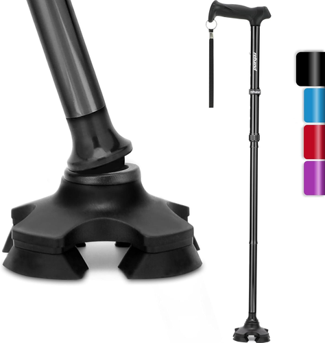 REHAND Walking Stick for Men & Women - Foldable, Adjustable, Lightweight, Sel... - Picture 8 of 12