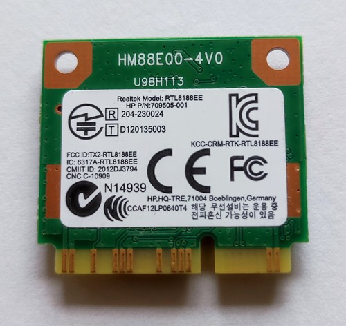 WLAN Wifi PCIe MiniCard Realtek RTL8188EE IEEE802.11 b/g/n 2.4 GHz ohneBluetooth - Bild 2 von 2