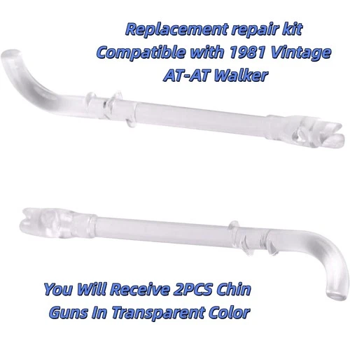 Replace AT-AT Chin Guns 2Pcs Fits 1981 Vintage Kenner Star Wars Walker Vehicle