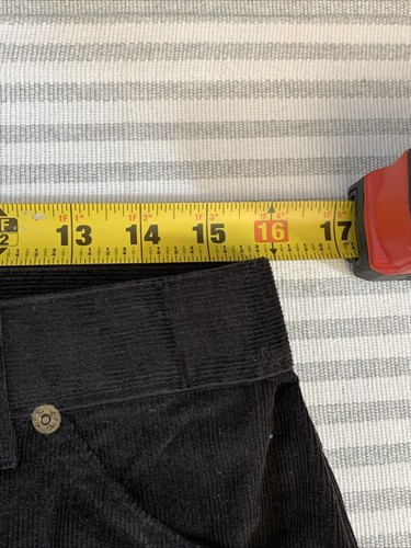 Pantalones de pana Lee de colección 70-80 pierna recta Ms Rider nuevos con etiquetas Union Label 18 🔥 - Imagen 14 de 14