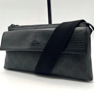 Sac bandoulière Gucci Gg taille suprême noir