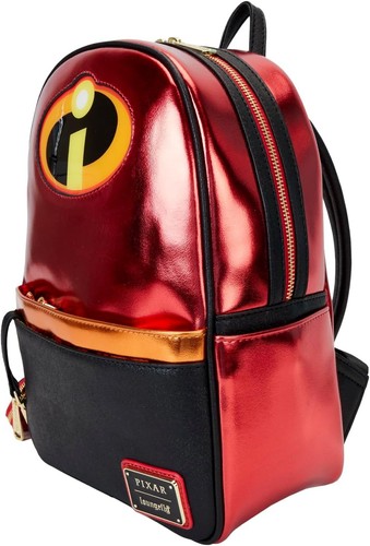 Loungefly The Incredibles 20th Anniversary Light Up Metallic Mini Backpack with - Picture 6 of 7