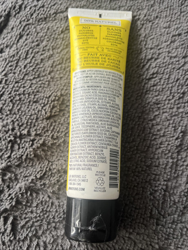 J.R. WATKINS Hand LEMON CREAM with SHEA butter-COCOA butter-JOJOBA oil 3.3 OZ - Picture 2 of 2