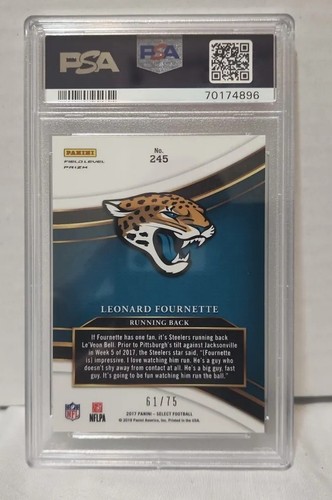 Leonard Fournette 2017 Select Copper Field Level PSA 10 ROOKIE RC /75 - Bild 2 von 2