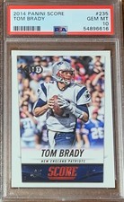 2014 Panini Hot 100 Rookies Football #235 Tom Brady PSA 10 POP 4