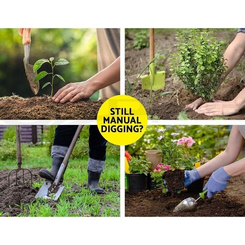 Power Garden Spiral Plant Auger Earth Planter Drill Bit Post Hole Digger Tool - Picture 9 of 9