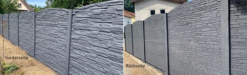 34 m BETONZAUN Modell 4 mit Stempel 2m HOCH BEIDSEITIG MIT ANLIEFERUNG ENTLADUNG - Bild 2 von 12