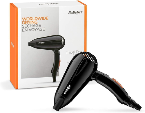 Folding Hair Dryer Travel 2000W Portable Worldwide Holiday Fold Small Mini - Picture 8 of 8