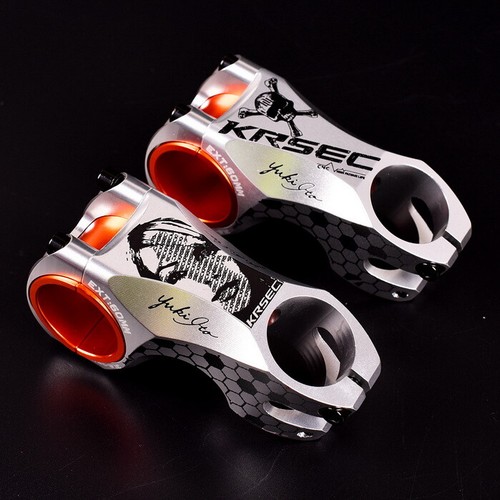 KRSCT Aluminum Stem -17° MTB Road Racing Bike handlebar Stems 31.8*60mm Silver - Picture 1 of 14