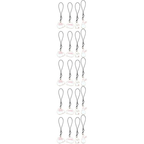 5 Pack Handy Kette Hase Schlüsselanhänger Charme-Schlüsselanhänger - Zdjęcie 4 z 12