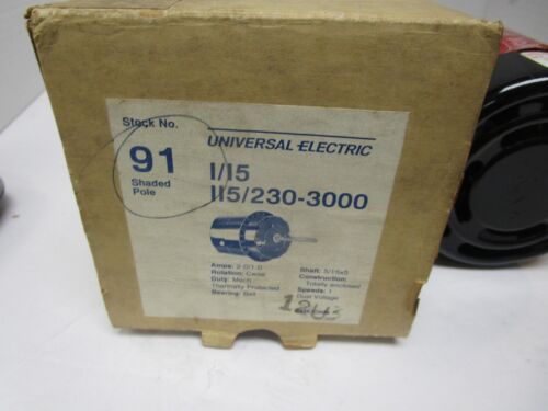 UNIVERSAL ELECTRIC SHADED POLE 1/15 HP AB1R668N NEW - Picture 4 of 4