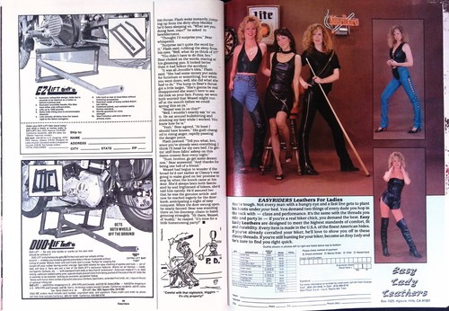 Easyriders Magazine MAR 1986 David Mann Art Poster Motorcycles & Biker Life - Picture 10 of 11