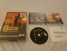 Mad Dog McCree (PC, 1993) American Laser Game with Box CD-ROM - GOOD DISC Rare