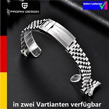 PAGANI DESIGN Uhrenband Uhr Quarz Luxus Edelstahl GMT Style DE Versand