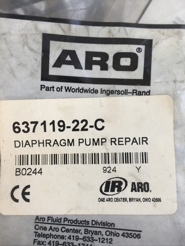 ARO 637119-22-C DIAPHRAGM PUMP REPAIR KIT - Picture 2 of 3