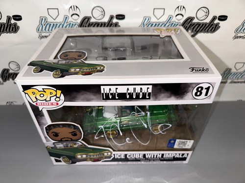 ICE CUBE WITH IMPALA 81 SIGNED AUTOGRAPHED OVERSIZED FUNKO POP BECKETT BAS COA - Picture 3 of 15