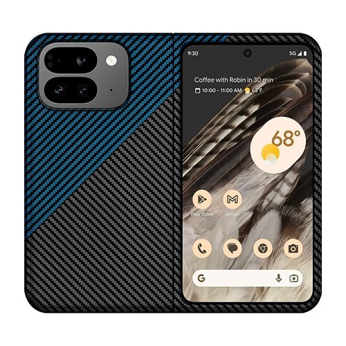 For Google Pixel 9 Pro Fold Ultra-Thin Lightweight Carbon Fiber Texture Case - Bild 10 von 13