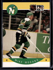 1990-91 Pro Set #142 Mike Modano Rookie RC Minnesota North Stars (HOF) NM-MINT++