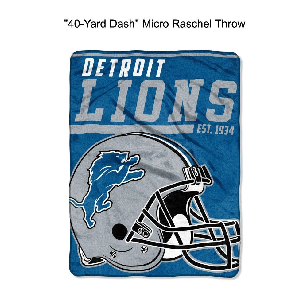 Pick Your Team Dash Micro Raschel Throw Blanket