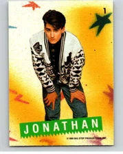 1989 New Kids on the Block Series One Stickers #1 JonathanV66731