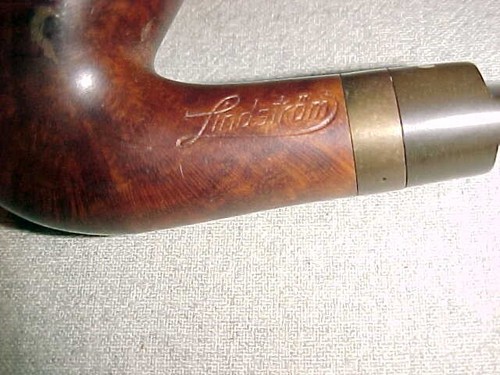 PIPA DA FUMO LINDSTROM Vintage Estate non fumata - ghiera in ottone - germania - Foto 2 di 6