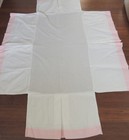 Pottery Barn Kids Pink Gingham Dust Ruffle Bed Skirt