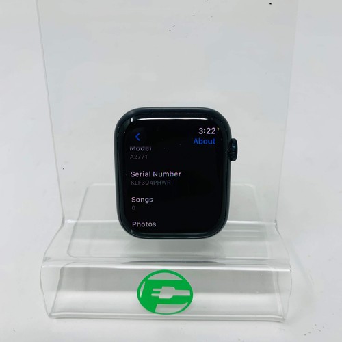 GPS Only Apple Watch Series 8 45MM Aluminum A2771 Face Only - Photo 4 sur 6