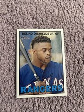 2016 Topps Heritage Delino DeShields Jr. #314 Texas Rangers