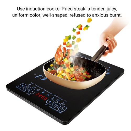 Electric Induction Cooktop Portable Kitchen Cooker Hot Plate Ceramic Cook Top AU - Picture 6 of 12