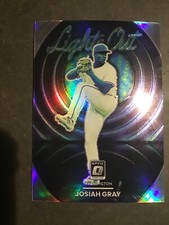 2022 Donruss Optic Josiah Gray Lights Out Holo Insert Washington Nationals