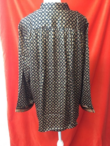 Neu mit Etikett Doen Seiden-Hilla-Top in Beauvoir Paisley Größe Small - Bild 6 von 9