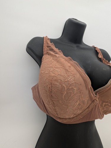 42C Thirdlove Bra Graphic Lace Plunge Pumpkin Spice Floral - Picture 5 of 7