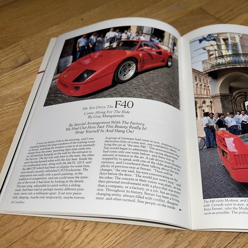 CAVALLINO FERRARI Mag. Oct/ Nov 1988  No. 47  328 Reprise / Enzo Ferrari Passing - Imagen 9 de 17