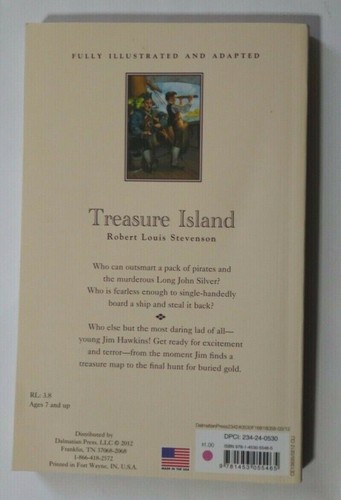 Treasure Island by Robert Louis Stevenson - Softcover - Junior Classics - Picture 3 of 3