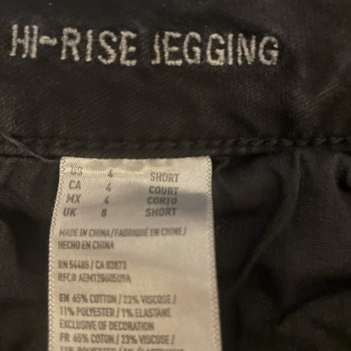 American Eagle Outfitters Super Stretch Women's Size 4 Black Jeans - Picture 5 of 5