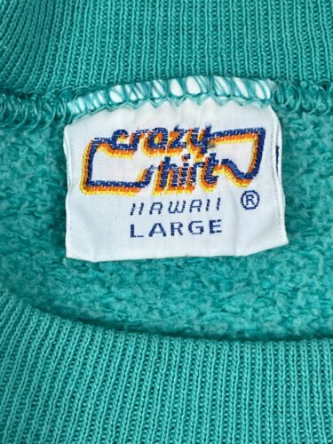Vintage Crazy Shirts Hawaii San Francisco Crewneck Sweatshirt Size Medium - Picture 4 of 5