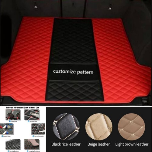 For Fit Lincoln Car Trunk Mats Custom Auto Rear Carpets Waterproof Pu Leather - Bild 7 von 27