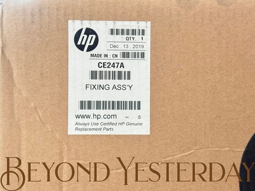 NEW: GENUINE HP COLOUR LASERJET FUSER UNIT / KIT 220V - CE247A - 150K - Picture 3 of 4