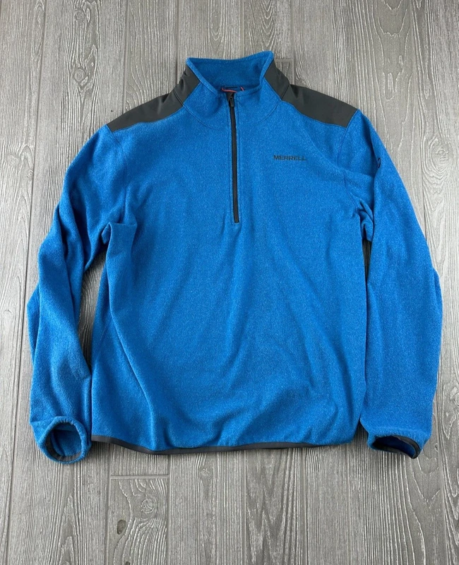 merrell pullover fleece 1/4 zip jacket