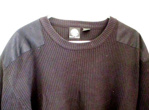 DKNY Jeans Men's The Official Uniform Of New York Sweater, Navy Blue, Size XL - Picture 2 of 11