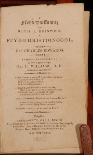 1822 Y FFYDD DDIFFUANT Charles EDWARDS WELSH Christian - Picture 4 of 5