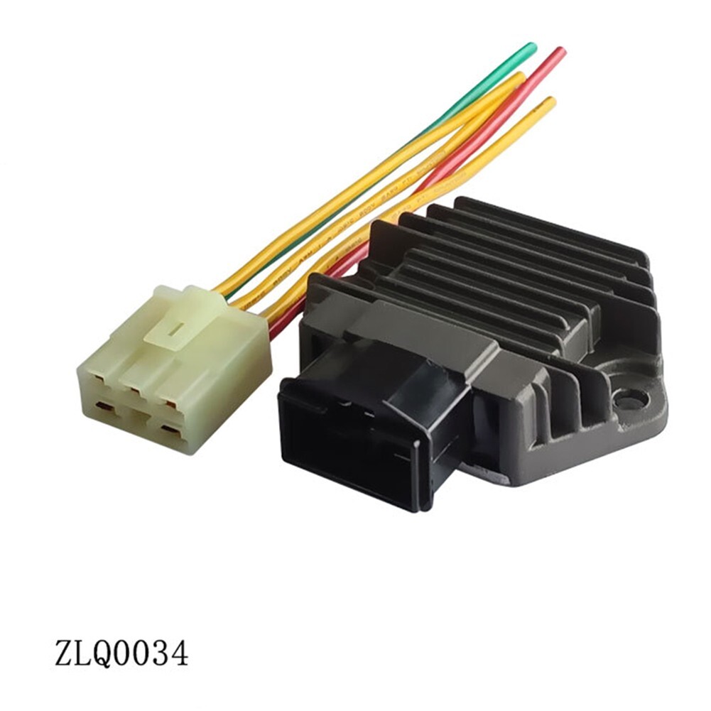 1x Voltage Regulator Motorcycle Ballast Black For Honda For CB 250 92-03 Metal - Picture 5 of 11