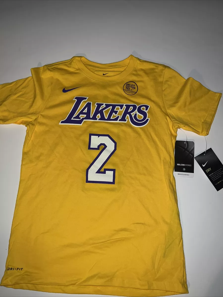 NWT BIG KIDS Youth Nike NBA Los Angels Lakers Lonzo Ball T Shirt