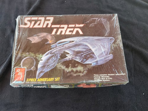 Star Trek 3 Piece Adversary Set, Ferengi, Klingon, Romulan AMT ERTL ...