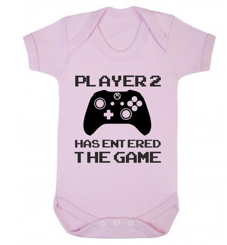 JUGADOR 2 HA ENTRADO EN EL JUEGO XBOX Body Bebé Babygrow Chaleco Geek Divertido Jugador - Imagen 15 de 22