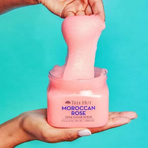 Tree Hut Moroccan Rose Shea Sugar Body Scrub - 18oz / 2PK - Picture 6 of 11
